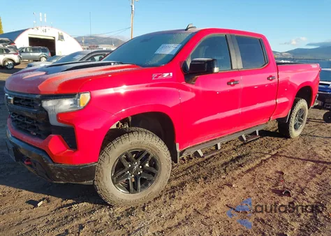 2022 Chevrolet Silverado 1500 4Wd Standard Bed Lt Trail Boss из США, поврежденный, VIN 3GCUDFEL3NG669037